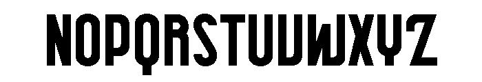 Candor Black Font UPPERCASE