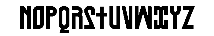 Candor Black Font LOWERCASE
