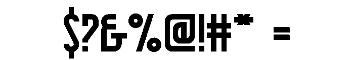 Candor Extra Bold Font OTHER CHARS