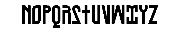 Candor Extra Bold Font LOWERCASE