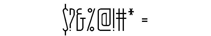 Candor Extra Light Font OTHER CHARS