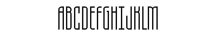 Candor Extra Light Font UPPERCASE