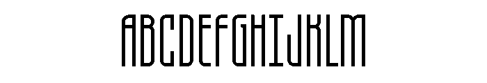 Candor Light Font UPPERCASE