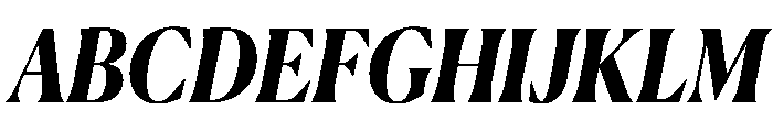 Canela Bold Italic Font UPPERCASE