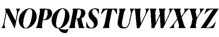 Canela Bold Italic Font UPPERCASE