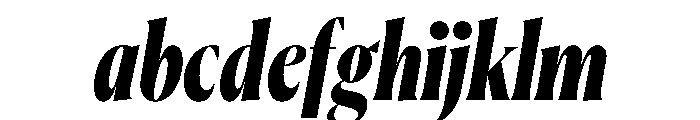 Canela Condensed Black Italic FONT