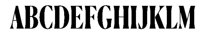 Canela Condensed Bold Font UPPERCASE