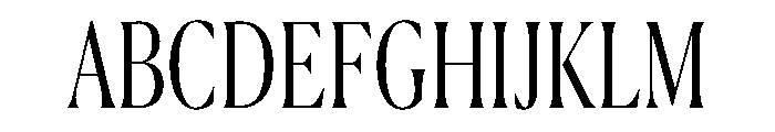Canela Condensed Light Font UPPERCASE