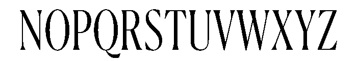 Canela Condensed Light Font UPPERCASE