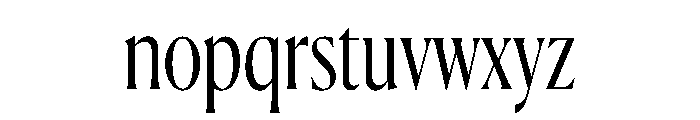 Canela Condensed Light Font LOWERCASE