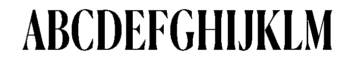 Canela Condensed Medium Font UPPERCASE