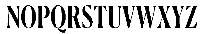 Canela Condensed Medium Font UPPERCASE