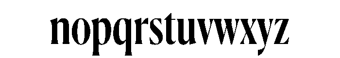 Canela Condensed Medium Font LOWERCASE