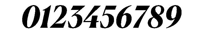 Canela Deck Bold Italic Font OTHER CHARS