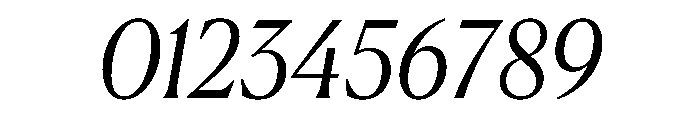 Canela Deck Light Italic Font OTHER CHARS