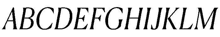 Canela Deck Light Italic Font UPPERCASE