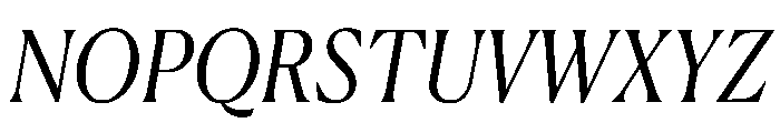Canela Deck Light Italic Font UPPERCASE