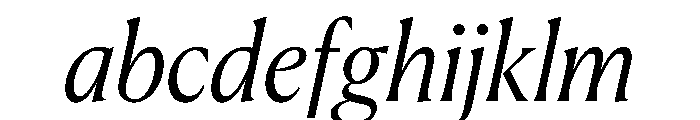 Canela Deck Light Italic FONT