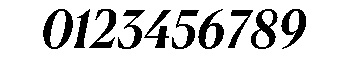 Canela Deck Medium Italic Font OTHER CHARS