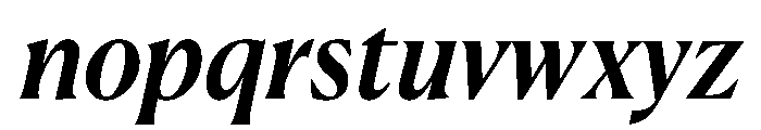 Canela Deck Medium Italic Font LOWERCASE