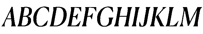 Canela Deck Regular Italic Font UPPERCASE