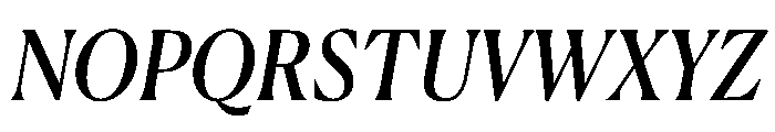 Canela Deck Regular Italic Font UPPERCASE