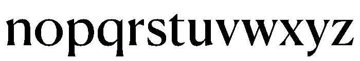 Canela Deck Regular Font LOWERCASE