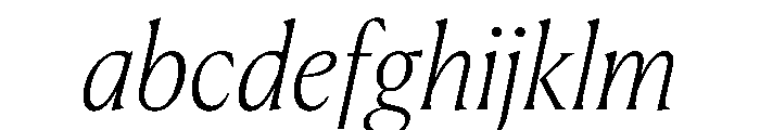 Canela Deck Thin Italic FONT