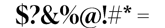 Canela Medium Font OTHER CHARS
