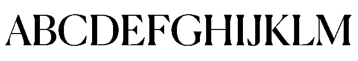 Canela Regular Font UPPERCASE