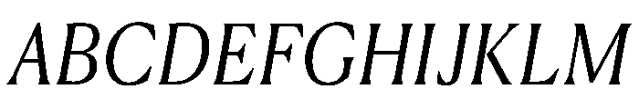 Canela Text Light Italic Font UPPERCASE