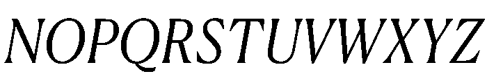 Canela Text Light Italic Font UPPERCASE