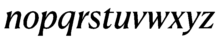 Canela Text Regular No 2 Italic Font LOWERCASE