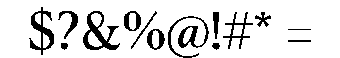 Canela Text Regular No 2 Font OTHER CHARS