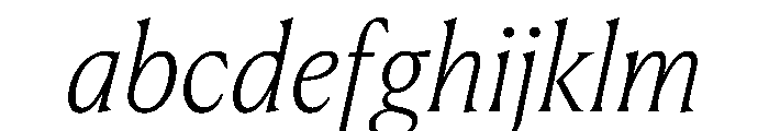 Canela Text Thin Italic FONT