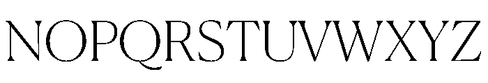 Canela Thin Font UPPERCASE