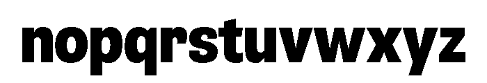 Canontire Bold Font LOWERCASE