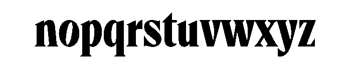 Canopee Black Font LOWERCASE