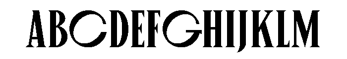 Canopee Bold Font UPPERCASE