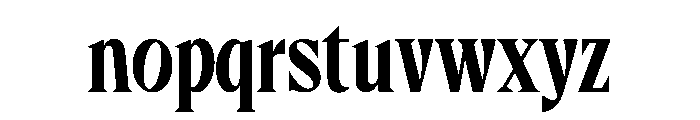 Canopee Bold Font LOWERCASE