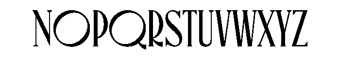Canopee Light Font UPPERCASE