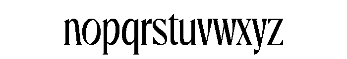 Canopee Light Font LOWERCASE