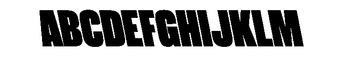 CantrellGrotesk BlackReverse Instance Font UPPERCASE
