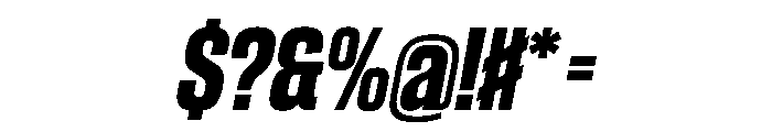 CantrellGrotesk BoldOblique Instance Font OTHER CHARS