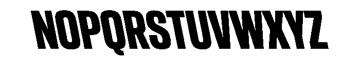 CantrellGrotesk BoldReverse Instance Font UPPERCASE