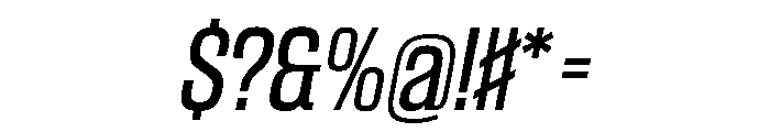 CantrellGrotesk BookOblique Instance Font OTHER CHARS
