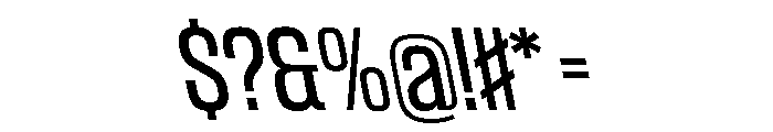 CantrellGrotesk BookReverse Instance Font OTHER CHARS