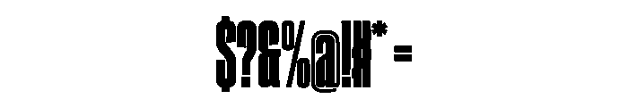 CantrellGrotesk CondensedBlack Instance Font OTHER CHARS