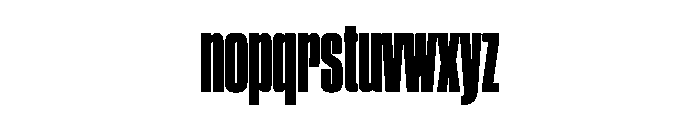 CantrellGrotesk CondensedBlack Instance Font LOWERCASE