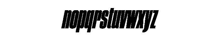CantrellGrotesk CondensedBlackOblique Instance Font LOWERCASE